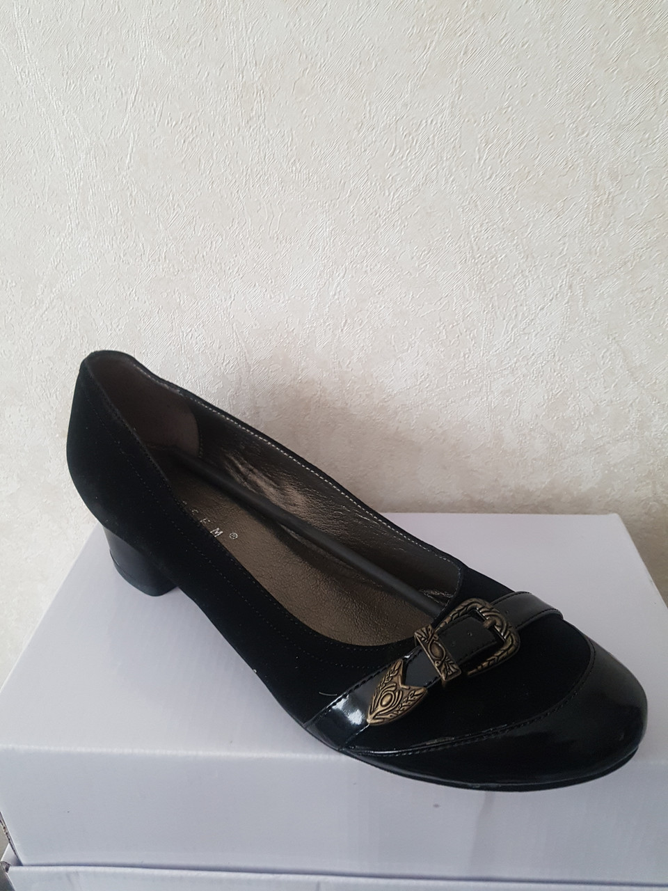 Туфли женские черные BLOSSEM - фото 3 - id-p151665042