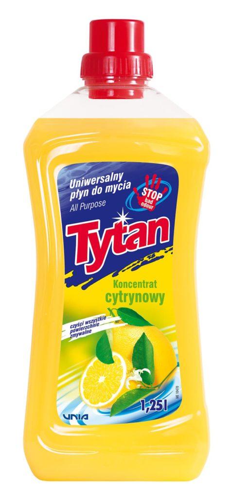 Универсальная жидкость для мытья Титан лимонная (1250 гр)