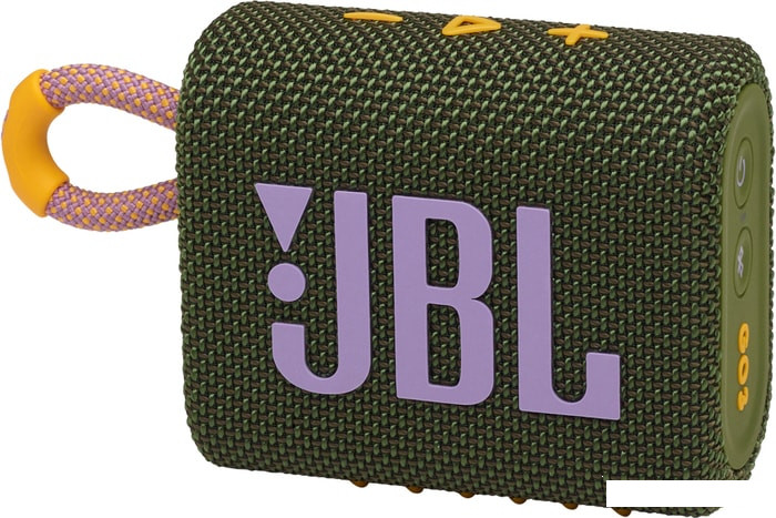 Беспроводная колонка JBL Go 3 (зеленый) - фото 1 - id-p151010377