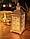 Кашпо ЛЮЧИЯ "Камелия" белое с восковой LED свечой имитирующей пламя, 13*h30 см., фото 5