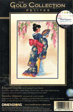 6953 Набор для вышивания "Elegant Geisha" (Элегантная гейша), фото 2