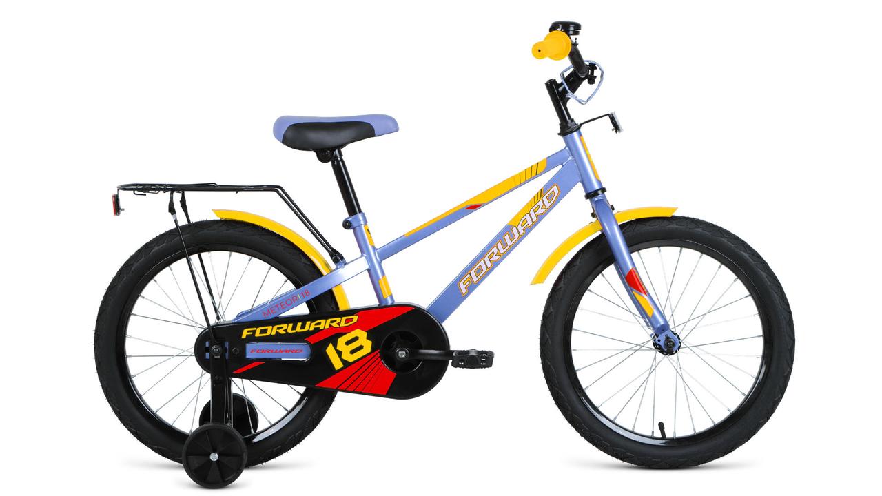Велосипед детский Forward Meteor 18 серый/желтый