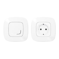 Netatmo-Valena Allure-Пакет для упр. электроприборами. Умная розетка 2P+E 16A 230V, умный беспр. 1-кл.