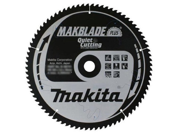 Диск пильный 355х30 мм 80 зуб. по дереву MAKBLADE PLUS MAKITA, фото 2