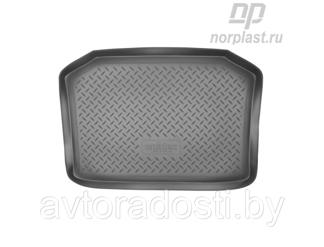 Коврик в багажник для Volkswagen Polo (2002-2009) хэтчбек / Фольксваген Поло (Norplast)