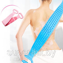 Двухсторонняя силиконовая мочалка-массажер для тела Silica Gel Bath Brush