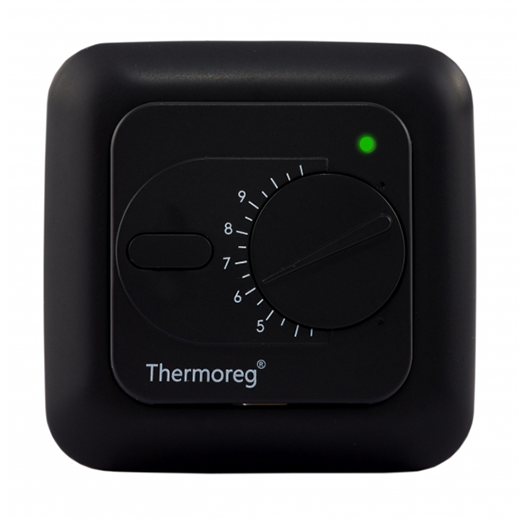 Терморегулятор теплого пола Thermoreg TI-200 Черный - фото 1 - id-p151729427