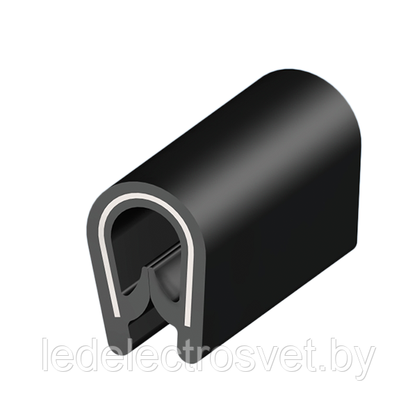 Профиль MCA для защиты кромок 1,0-4,0mm, 1x10m, RAL9005, черный - фото 1 - id-p151667403