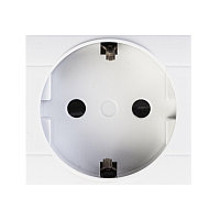 Розетка встраиваемая SCHUKO 2P+E 16A 200-250V со шторками, 2M, EVOLUTION