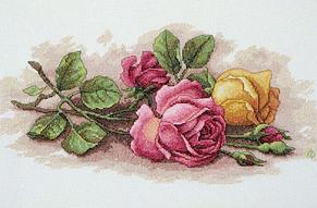13720 Набор для вышивания "Rose Cuttings" (Срезанные розы), фото 2