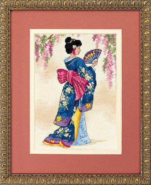 6953 Набор для вышивания "Elegant Geisha" (Элегантная гейша)