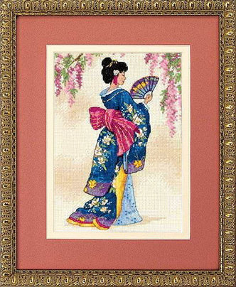 6953 Набор для вышивания "Elegant Geisha" (Элегантная гейша), фото 2