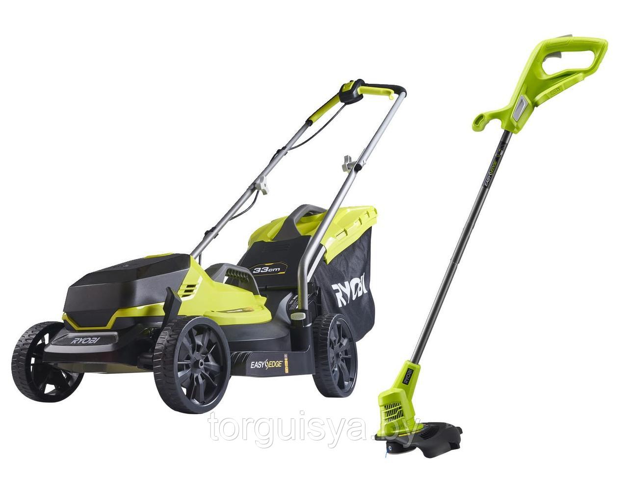 ONE + / Набор из Газонокосилки и Триммера RYOBI RLM1833BLT1825M