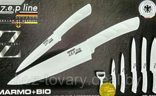 Набор антибактериальных ножей 6 предметов ZepLine арт. ZP 6631 - фото 2 - id-p151763662