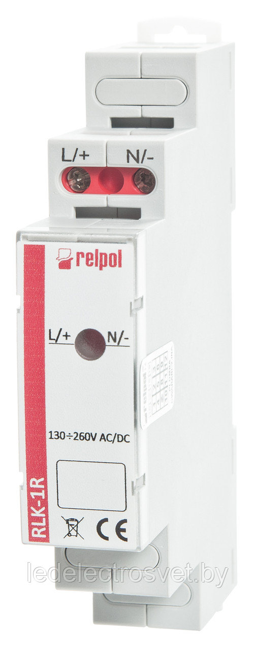 Индикатор RLK-1R, 130_260VAC/DC, 1 красный LED, 1M - фото 1 - id-p151738398