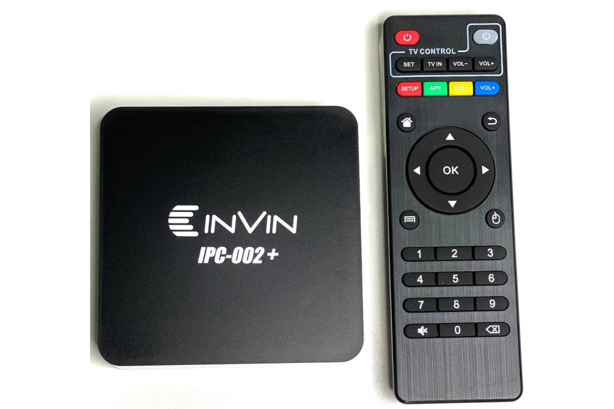 Смарт-ТВ приставка INVIN IPC002+ 2G/16Gb (Android TV Box)