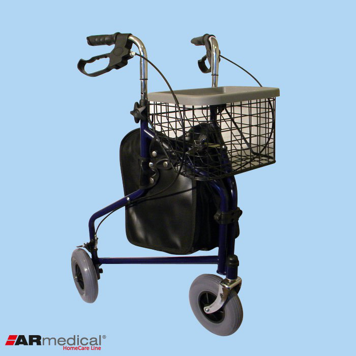 Роллатор 3-колесный с сумкой и корзиной ARmedical AR004 - фото 1 - id-p67879980