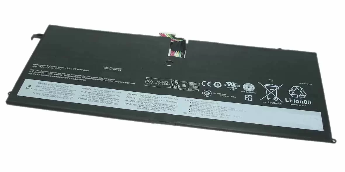 Аккумулятор (батарея) 45N1070 для ноутбука Lenovo ThinkPad X1 Carbon 3440, 3460, 3200мАч, 14.4В