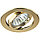 Светильник ЭРА штампованный поворотный MR16,12V, 50W золото (5/100/2400) C0043806, фото 2