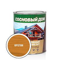 Пропитка для дерева Сосновый дом 0.8 л., орегон. Декоративный антисептик для дерева 2 в 1