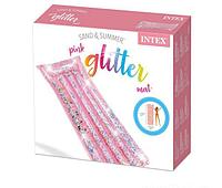 Матрас надувной Intex Pink Glitter Mat "Блеск", арт.58720EU