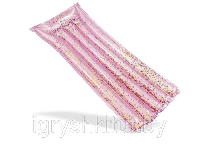 Матрас надувной Intex Pink Glitter Mat "Блеск", арт.58720EU - фото 2 - id-p151796100