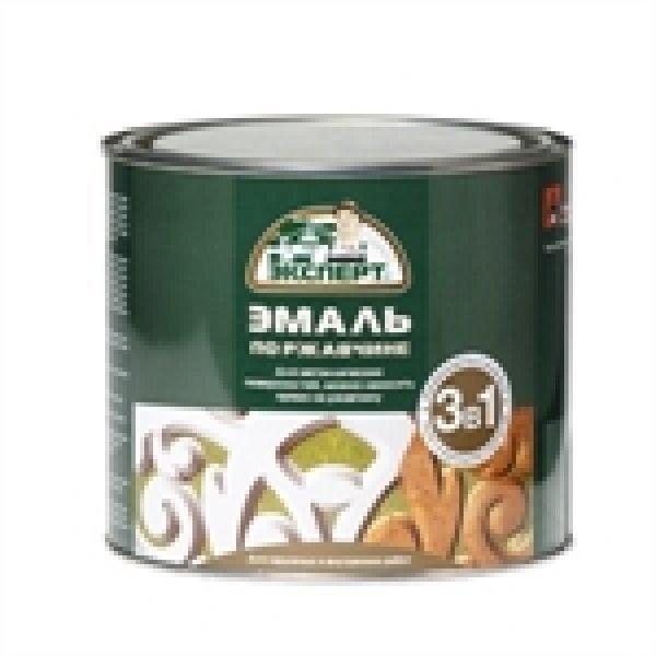 ЭКСПЕРТ Эмаль по ржав.3в1 темно-зеленый RAL 6005 (2 кг; 6 шт)