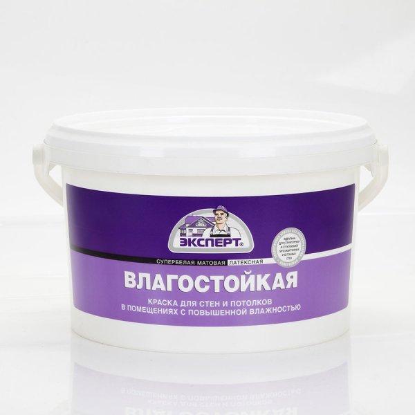 ЭКСПЕРТ Краска влагостойкая супербелая внутр. (3 кг) -20С