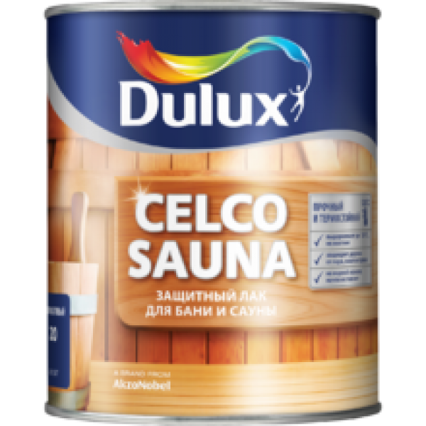 Лак DULUX CELCO Sauna 1л для бани ссп