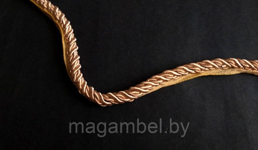 Шнур декоративный в персиковом цвете