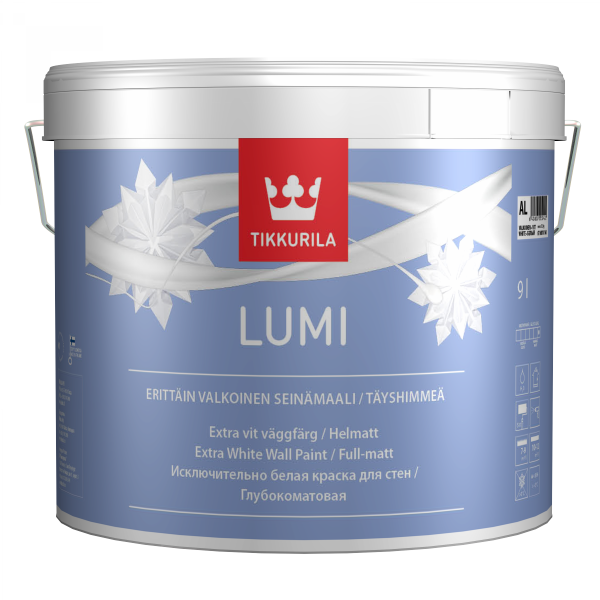 Краска TIKKURILA Lumi (тиккурила луми), базис А, 9 л