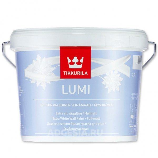 Краска TIKKURILA Lumi (тиккурила луми), базис АL, 2,7 л