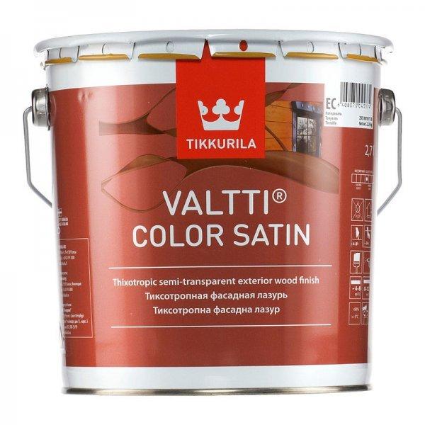 Антисептик TIKKURILA Valtti color satin (тиккурила валтти колор сатин), EC 2,7 л