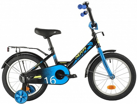 Велосипед детский Novatrack Forest 16 черный - фото 1 - id-p124560250