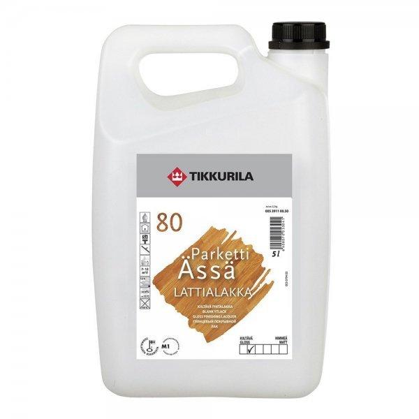 Лак TIKKURILA Parketti-?ss? 80 (тиккурила паркетти ясся), глянцевый 9,9 л