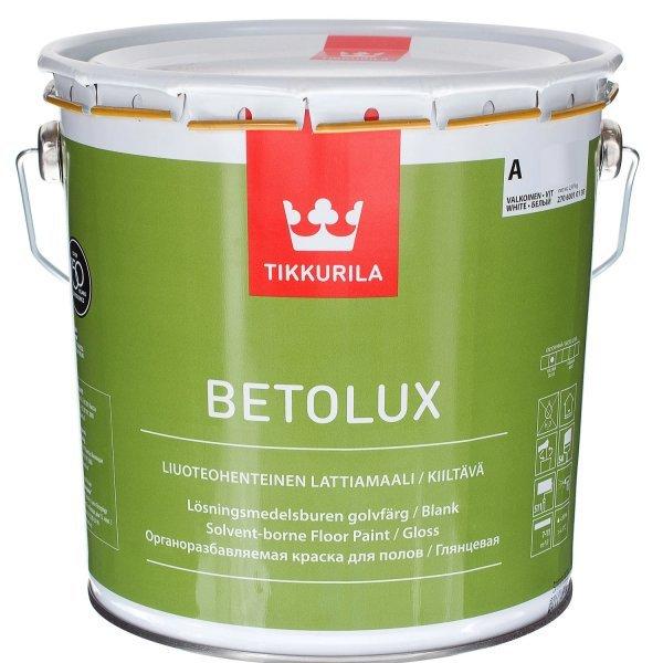 Краска TIKKURILA Betolux (тиккурила бетолюкс), база А, 2,7 л