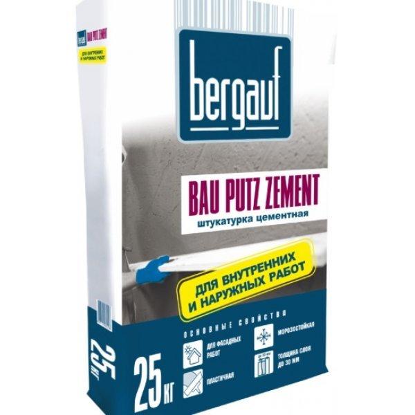 Штукатурка цементная Bergauf Bau Putz Zement 25кг РБ