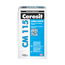 Ceresit CM115 сухая облицовочная смесь для мрамора и мозаики 5кг