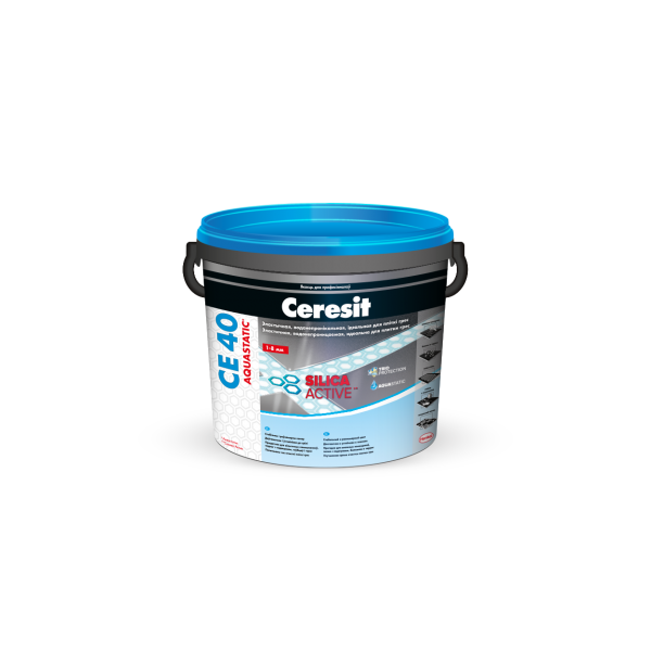 *07 фуга Ceresit CE40 5кг серая***
