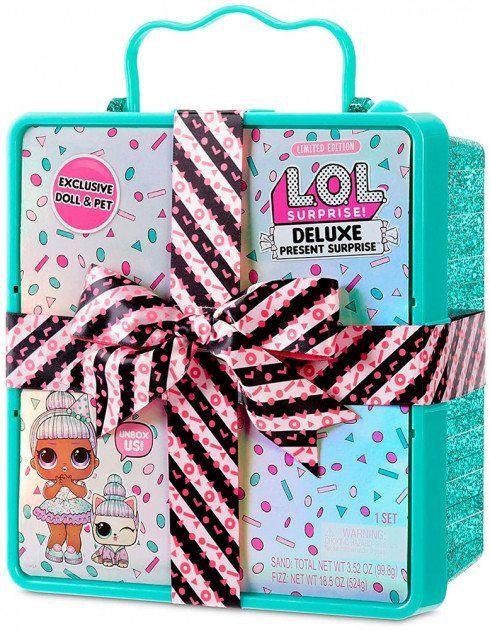 Игровой набор с эксклюзивной куклой L.O.L. Surprise! серии Present Surprise Суперподарок (Бирюзовый) - фото 2 - id-p151811129