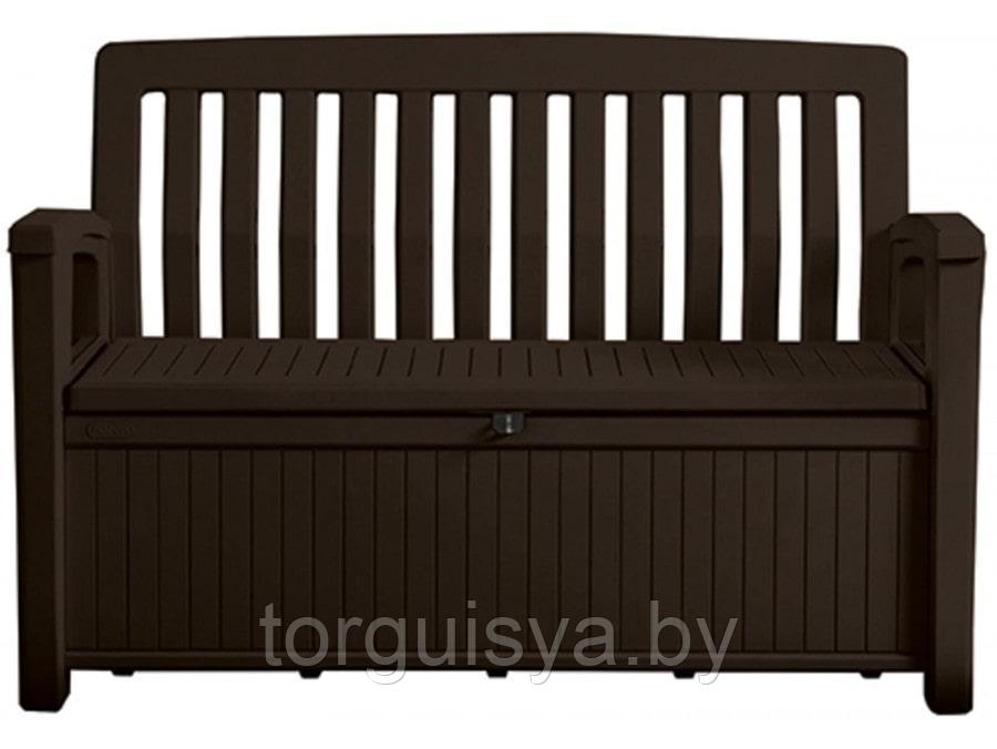 Скамья сундук Patio Storage Bench 227л, коричневый - фото 1 - id-p151811145