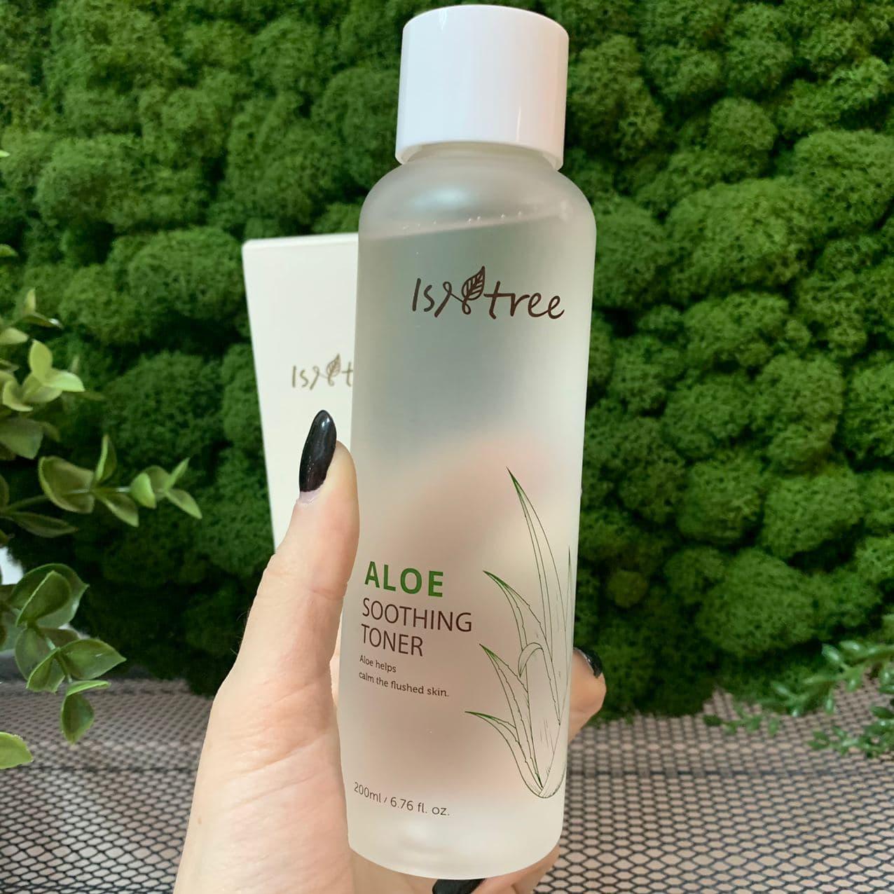 Успокаивающий тонер для лица IsNtree Aloe Soothing Toner, 200 мл - фото 2 - id-p151814078