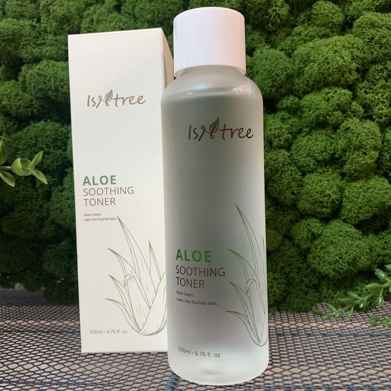 Успокаивающий тонер для лица IsNtree Aloe Soothing Toner, 200 мл - фото 1 - id-p151814078