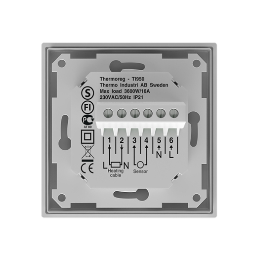 Программируемый терморегулятор Thermoreg TI-700 NFC, черный - фото 5 - id-p151820526