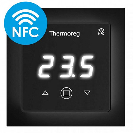 Программируемый терморегулятор Thermoreg TI-700 NFC, черный - фото 1 - id-p151820526