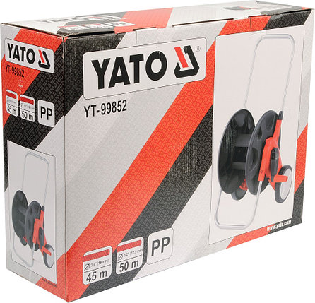 YT-99852 Катушка для шланга на колесах 1/2" 50м, YATO, фото 2
