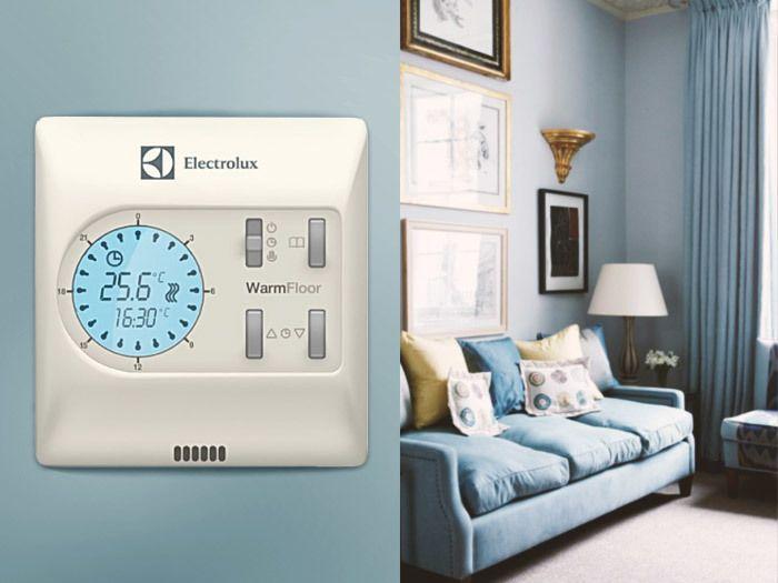 Терморегулятор теплого пола Electrolux Thermotronic Avantgarde ETA-16, бежевый - фото 2 - id-p151827188