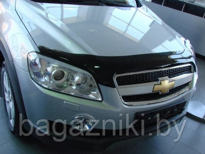 Дефлектор капота SIM Chevrolet Captiva 2006-2011. РАСПРОДАЖА - фото 1 - id-p151829249
