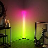 Светодиодный напольный светильник RGB 150 см (угловой торшер), фото 3