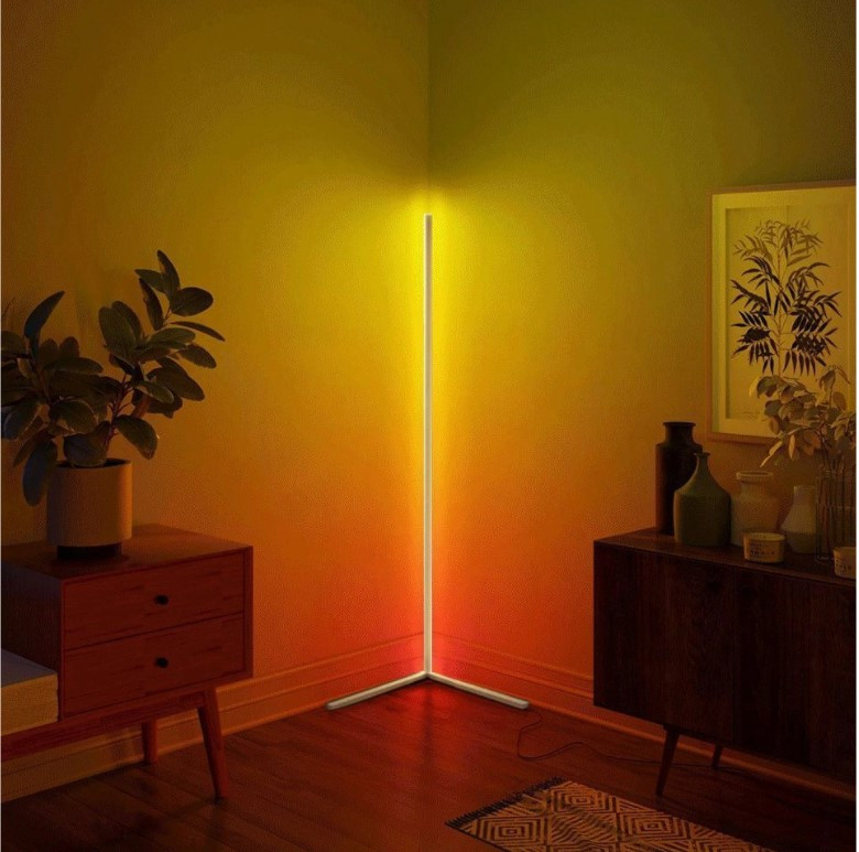 Светодиодный напольный светильник RGB 150 см (угловой торшер) - фото 2 - id-p151831799